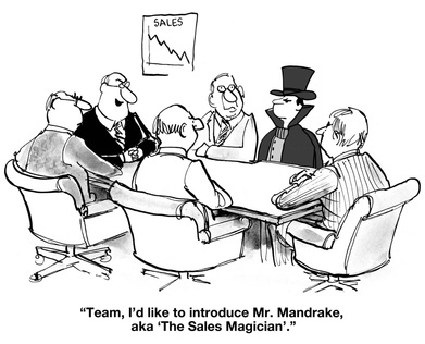 team I'd like to introduce you to Mr Mandrake aka the Sales magician